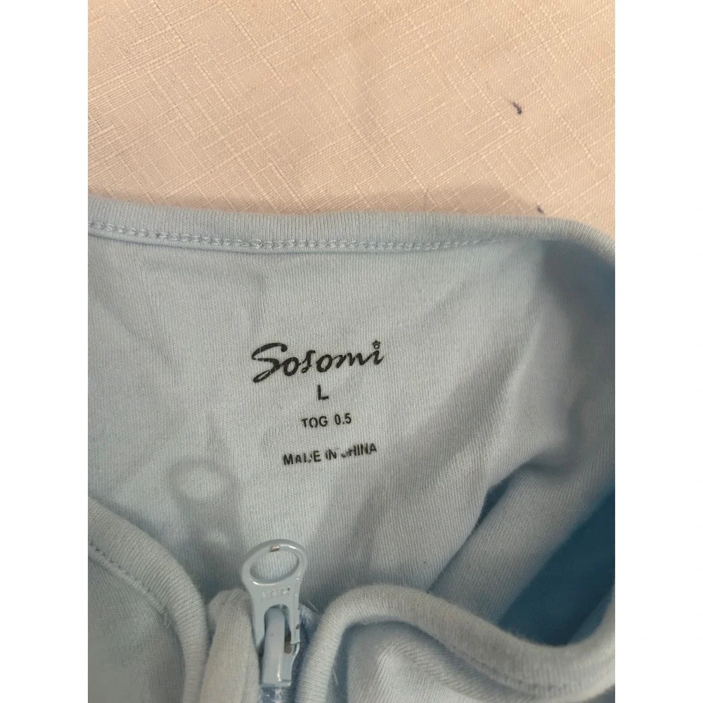 Sosomi Sleep Sack Large Blue 0.5 TOG Wearable Blanket Kids